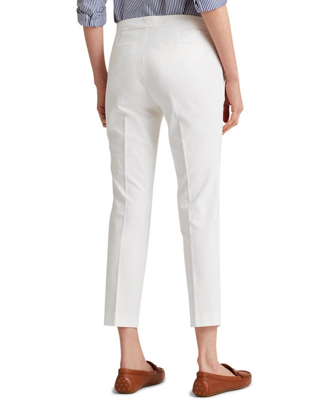 Lauren Ralph Lauren Stretch Skinny Career Women's Pants White Size 12p MSRP $89