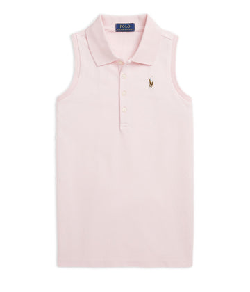 Polo Ralph Lauren Little & Big Girls Cotton Mesh Sleeveless Polo Shirt Pink New