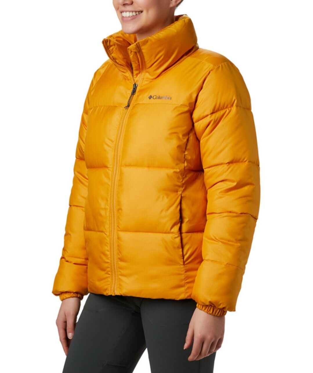 Columbia Women’s Puffect Water Resistant Winter Jacket  Yellow XL MSRP $ 160 NWT