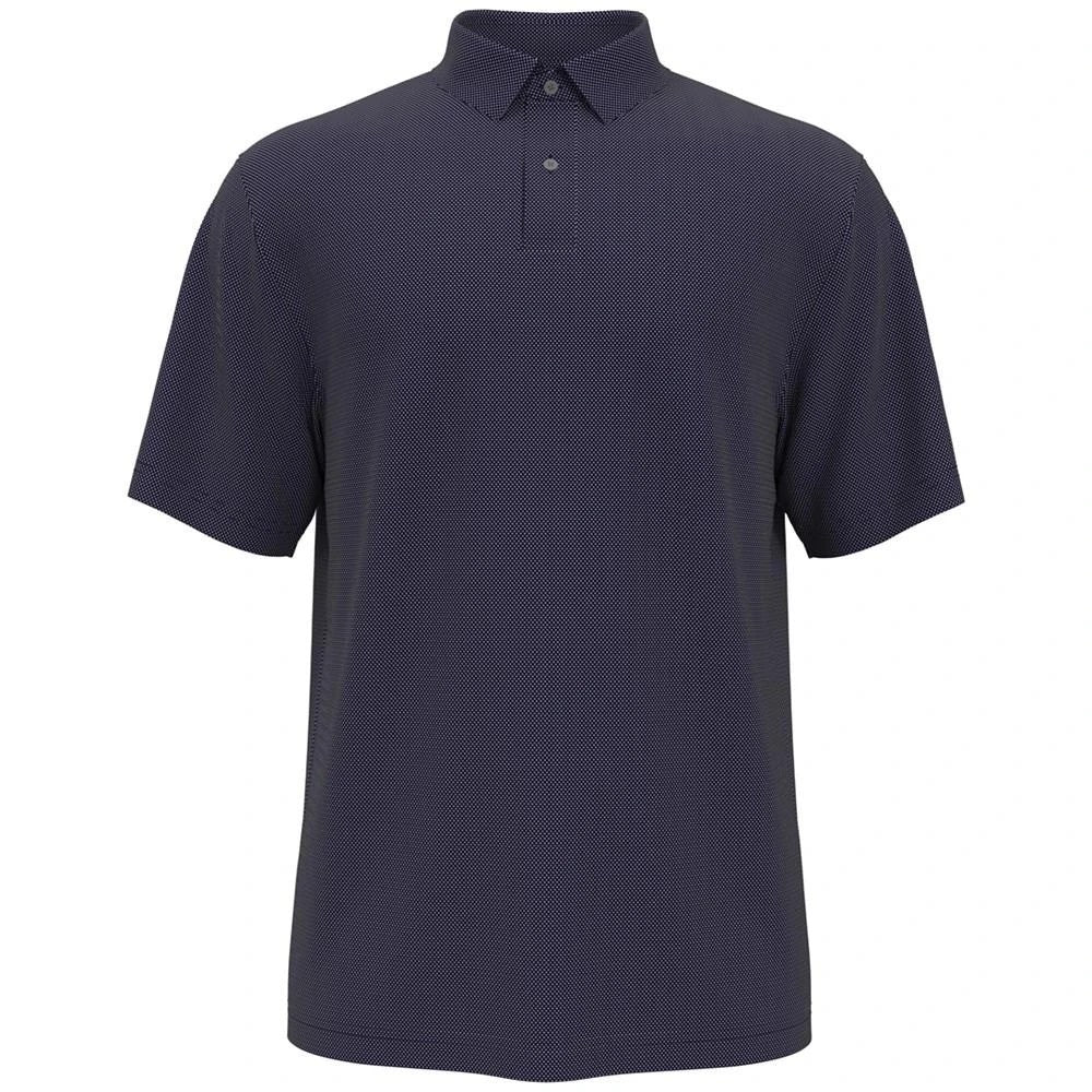 PGA TOUR Men's Birdseye Textured Polo Performance Golf Shirt Peacoat NWT