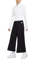 Nike Women's Sportswear Ribbed Femme Pants Wide Leg Loose Fit Black MSRP $65