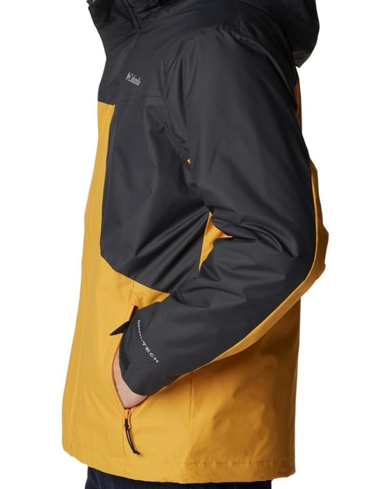 Columbia Men's Tunnel Falls II 3 in 1 Interchange Jacket Yellow/Black Large NWT