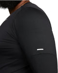 Nike Men's Element Dri-FIT Running Long Sleeve Crewneck Top UPF 40 T-Shirt Black