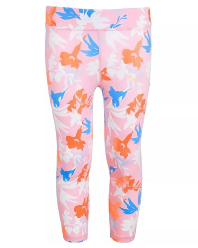 Champion Big Girls Tropical Floral-Print Leggings Size XL Color Pink Multi New