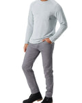 BASS OUTDOOR Men's Ribbed Basic Long Sleeve T-Shirt Quarry Medium MSRP $49
