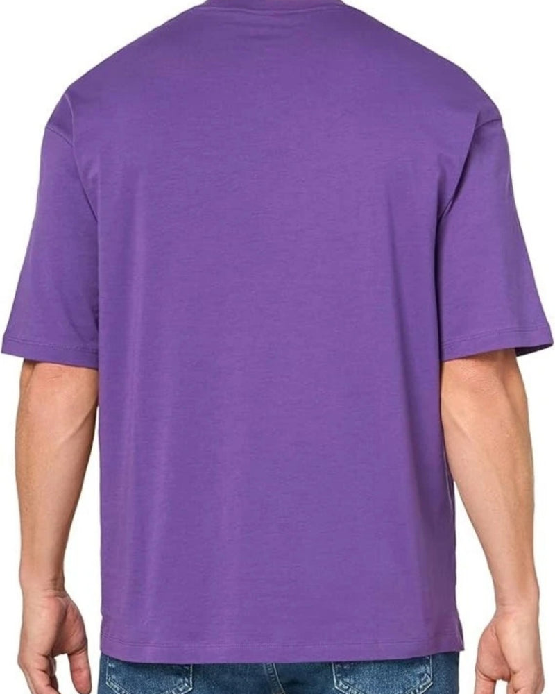 A | X ARMANI EXCHANGE Men's Comfort Fit Cotton Jersey Color Logo Tee Pansy 2XL