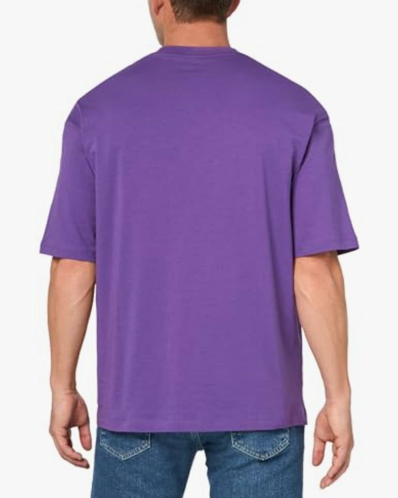 A | X ARMANI EXCHANGE Men's Comfort Fit Cotton Jersey Color Logo Tee Pansy 2XL