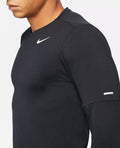 Nike Men's Element Dri-FIT Running Long Sleeve Crewneck Top UPF 40 T-Shirt Black