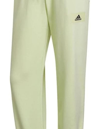 adidas mens Essentials Feelvivid Cotton Fleece Straight Leg Sweatpants 2XL Lime