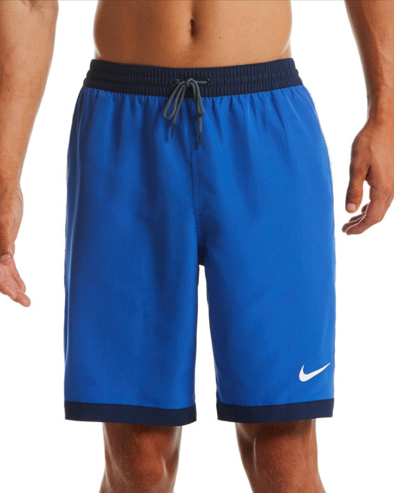 Nike Men's Swim Stripe Breaker 9" Volley Shorts In Game Royal S, M, L, XL NWT