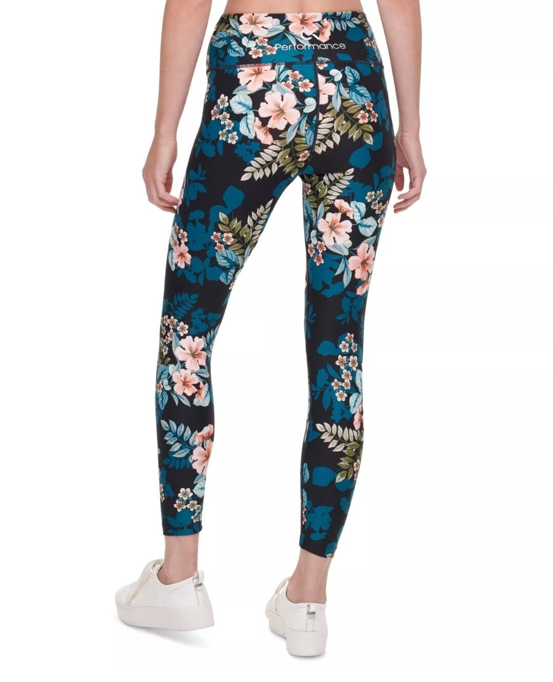 Calvin Klein Womens Printed High-waist Leggings, Twlight Flr Vnc Size XS NWT