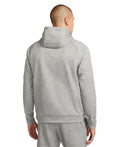 Nike Men's Therma-FIT Long Sleeve Logo Hoodie Fitness Pullover Dark Grey Heather
