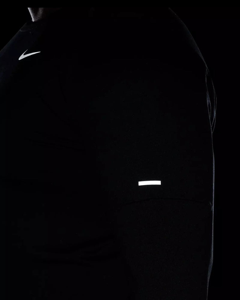 Nike Men's Element Dri-FIT Running Long Sleeve Crewneck Top UPF 40 T-Shirt Black