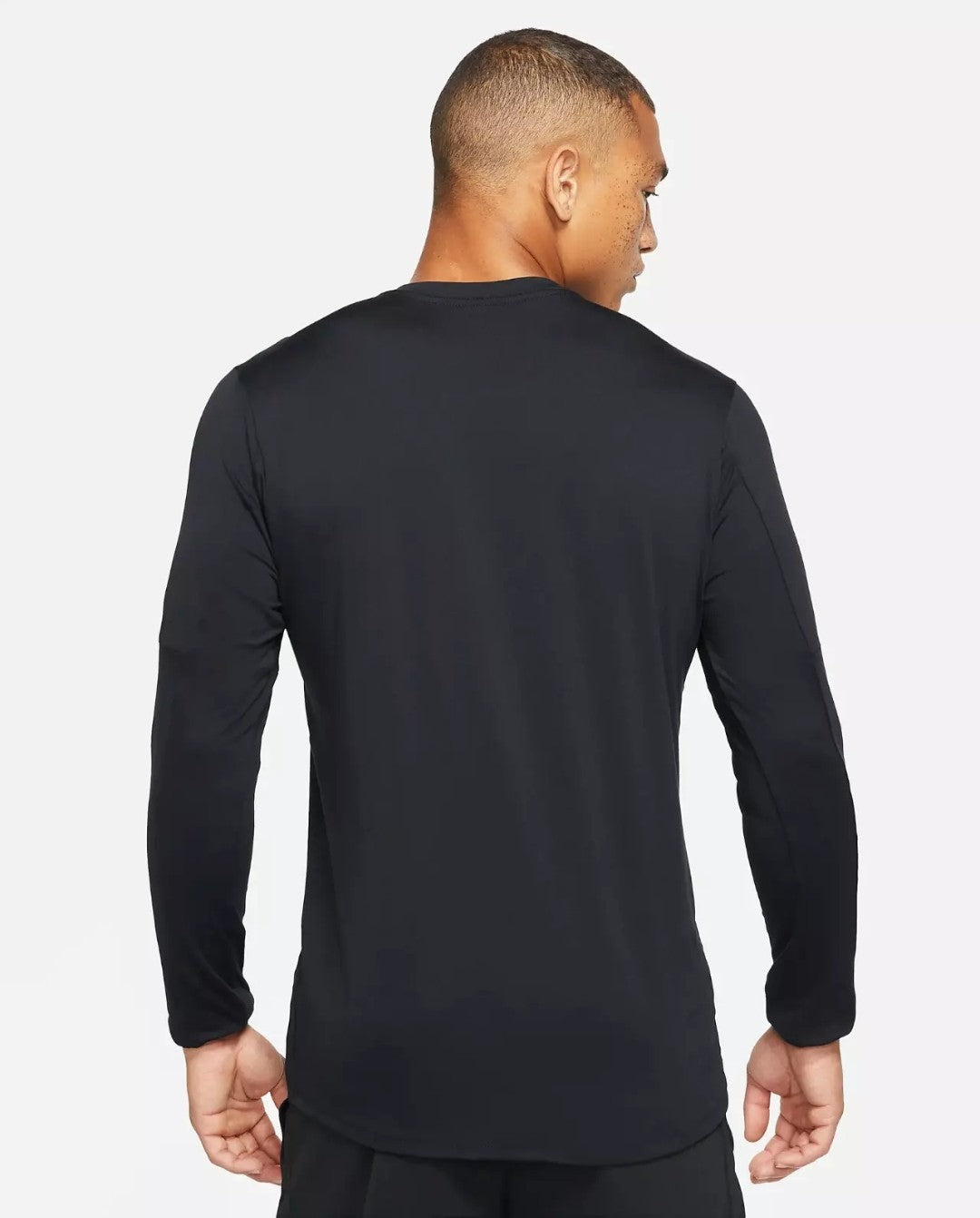 Nike Men's Element Dri-FIT Running Long Sleeve Crewneck Top UPF 40 T-Shirt Black