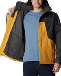 Columbia Men's Tunnel Falls II 3 in 1 Interchange Jacket Yellow/Black Large NWT