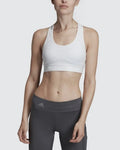 Adidas by Stella Mccartney Women's Essentials Mesh Back Sports Bra White XS $60