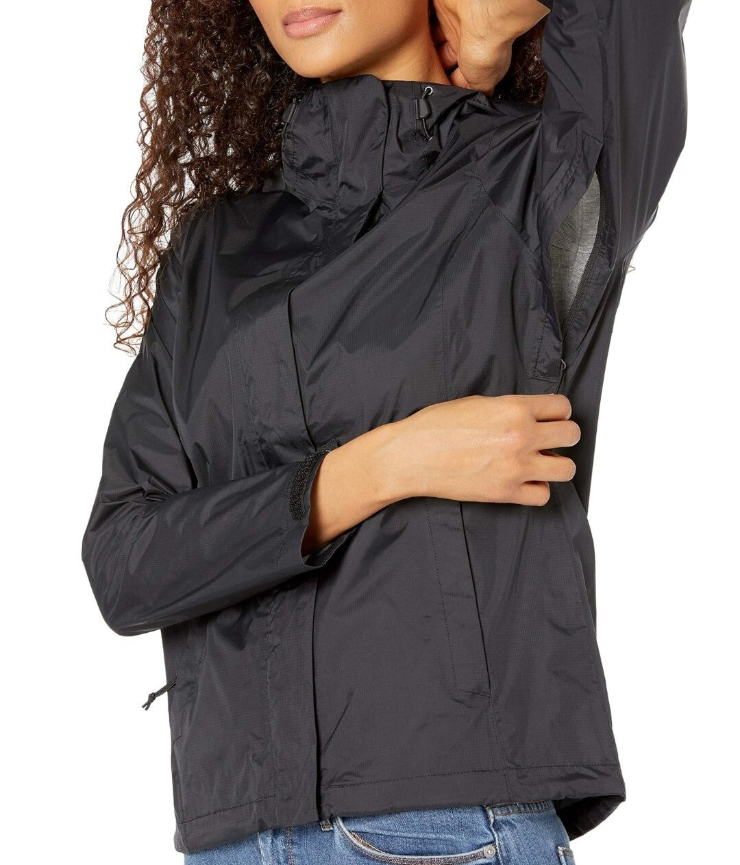 The North Face Woman's Venture 2 Jacket Hooded Raincoat Color Black Size XXL NWT