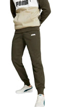 PUMA Men's Embroidered Logo Fleece Jogger Sweatpants Forest Green Size Small New