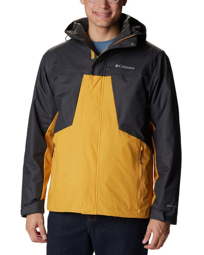 Columbia Men's Tunnel Falls II 3 in 1 Interchange Jacket Yellow/Black Large NWT
