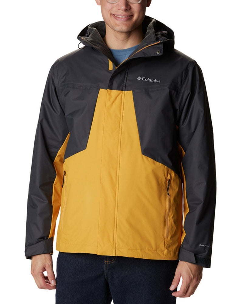 Columbia Men's Tunnel Falls II 3 in 1 Interchange Jacket Yellow/Black Large NWT