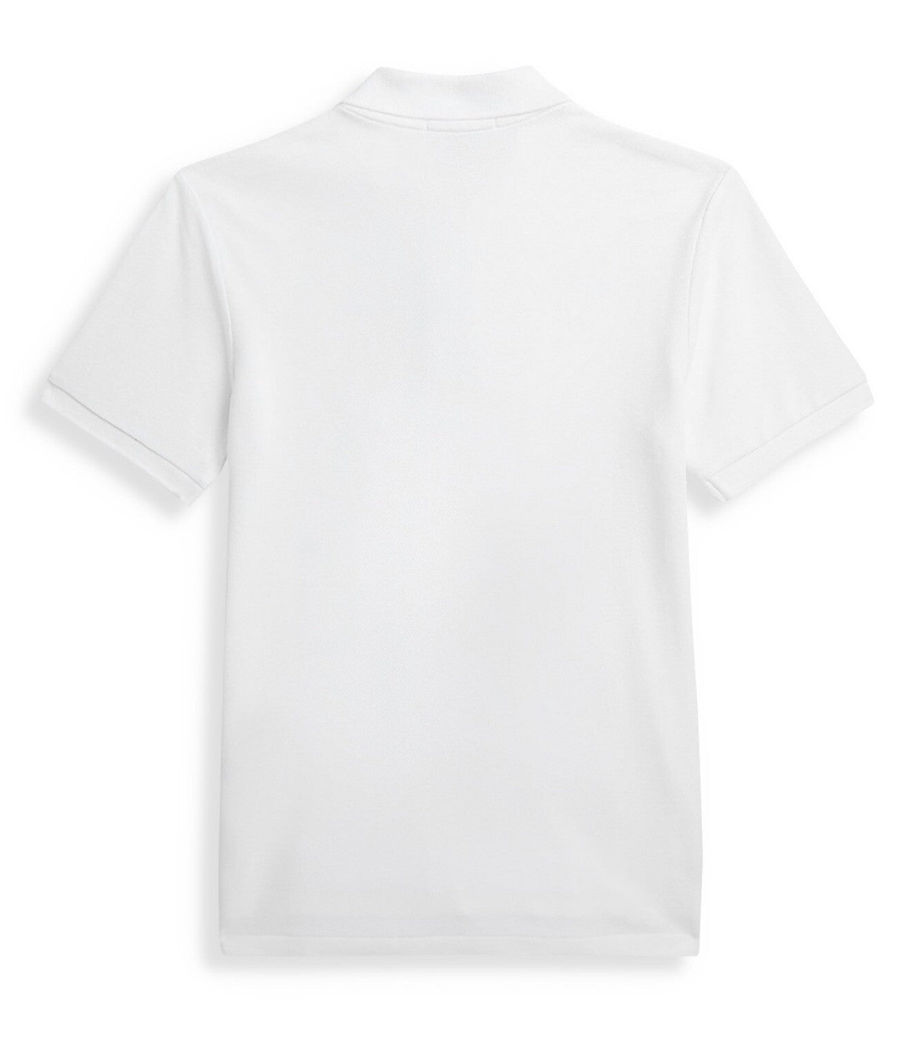 Polo Ralph Lauren Boy's Embroidered Cotton Mesh Polo Shirt Beach Big Kid White