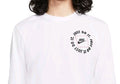 Nike Mens Just Do It Logo Long Sleeve T-Shirt Color White Size Medium New