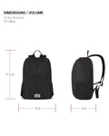 SwissGear Intro Laptop Backpack, Color Black, Size 17.5"x12"x6" NWT