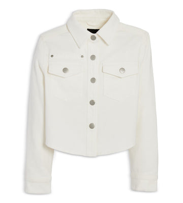 Joe’s jeans Girls Miya Shacket Cotton Blend Shirt Jacket Big Jacket White S (7)