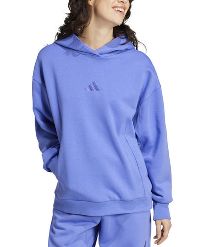 Adidas Women's All Season Boyfriend Fleece Embroidered Pullover Hoodie Large NWT