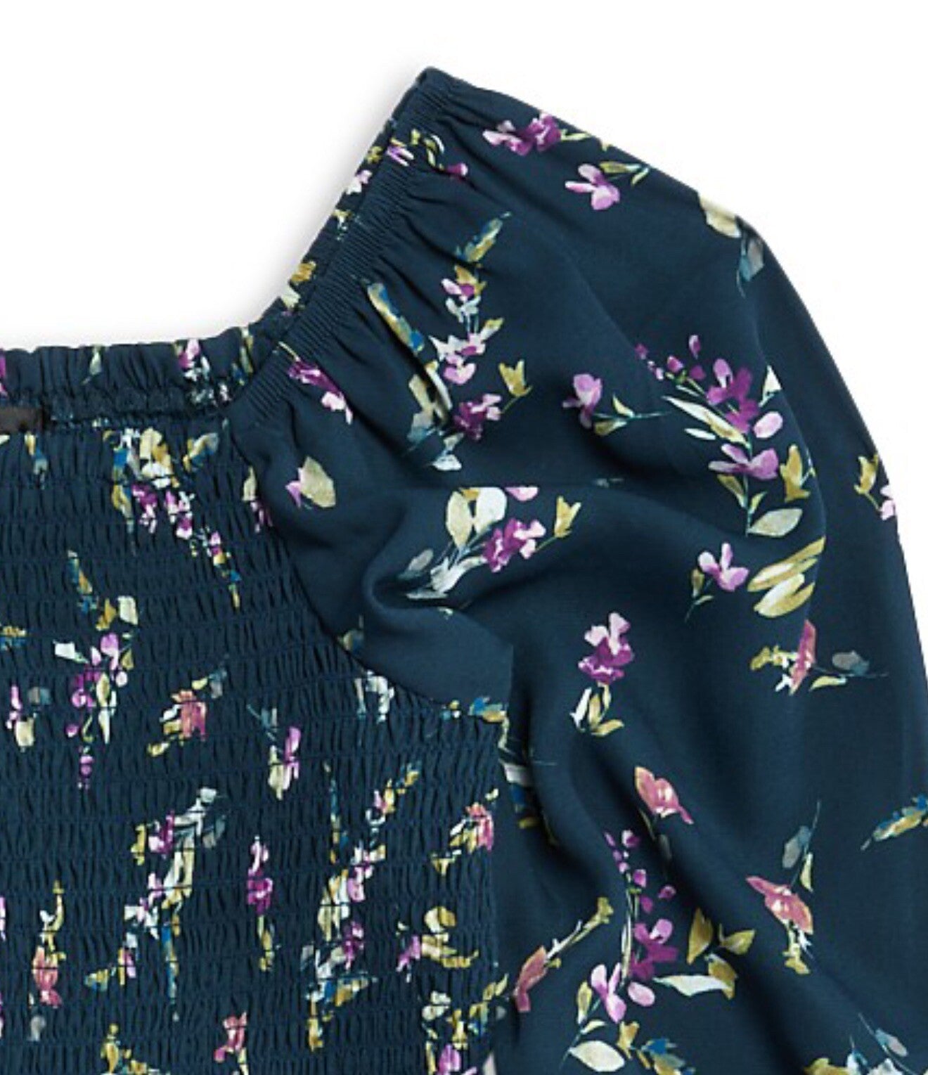 Aqua Girls Floral Printed Top Big Kid 100% Exclusive Shirt Color Green New