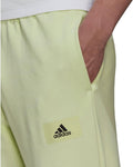 adidas mens Essentials Feelvivid Cotton Fleece Straight Leg Sweatpants 2XL Lime