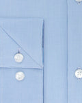 Calvin Klein Men's Slim Fit Non Iron Stretch Steel + Dress Shirt French Blue M
