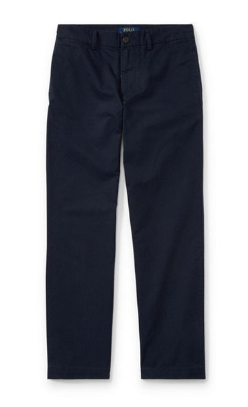 Polo Ralph Lauren Big Boys Straight Fit Stretch Twill Pant Navy Size 16 NWT