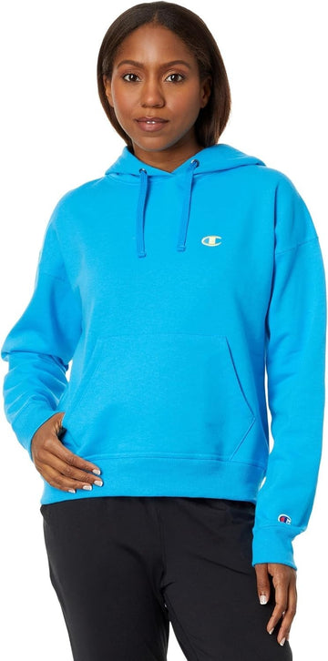 Champion Women's Powerblend Fleece Sweatshirt Hoodie Size XS Palatinate Blue New