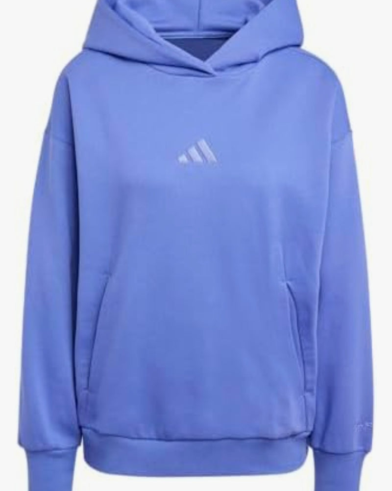 Adidas Women's All Season Boyfriend Fleece Embroidered Pullover Hoodie Large NWT