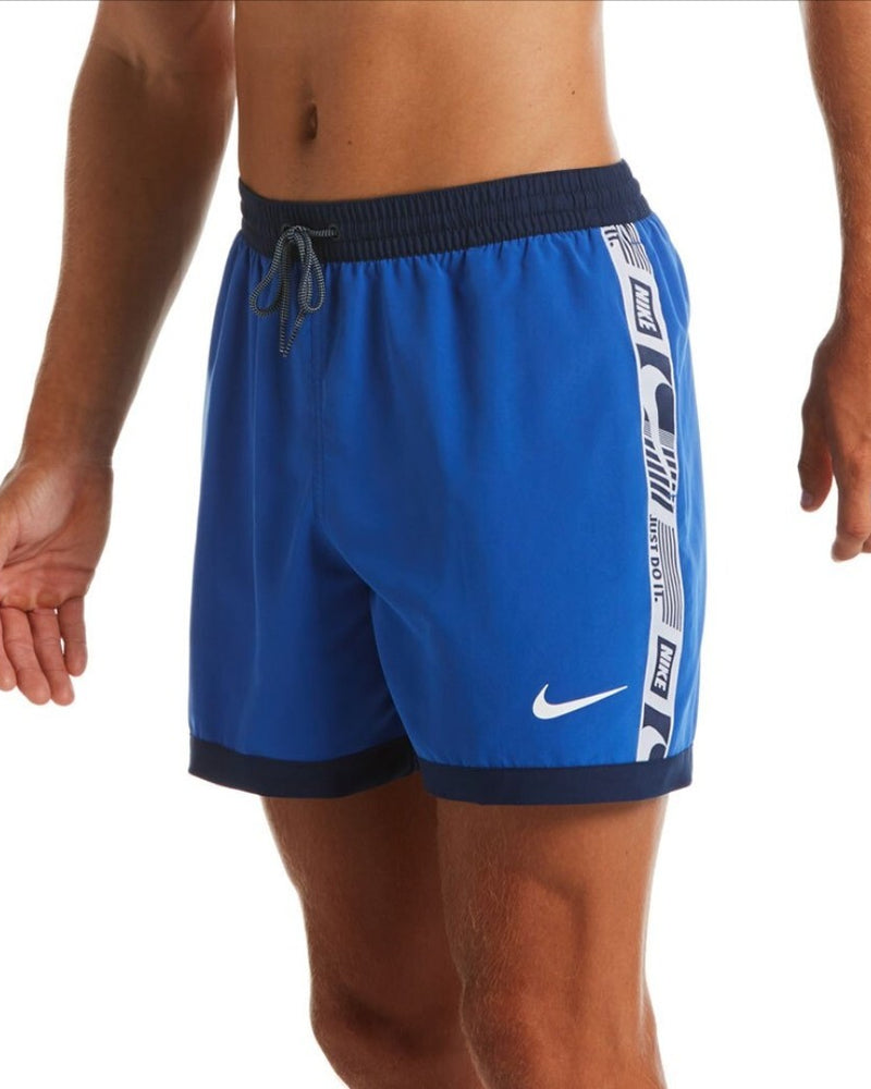 Nike Men's Swim Stripe Breaker 9" Volley Shorts In Game Royal S, M, L, XL NWT