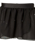 Flo Dancewear Girls Diamante Detail Ballet Practice Skirt Black Size XS NWT