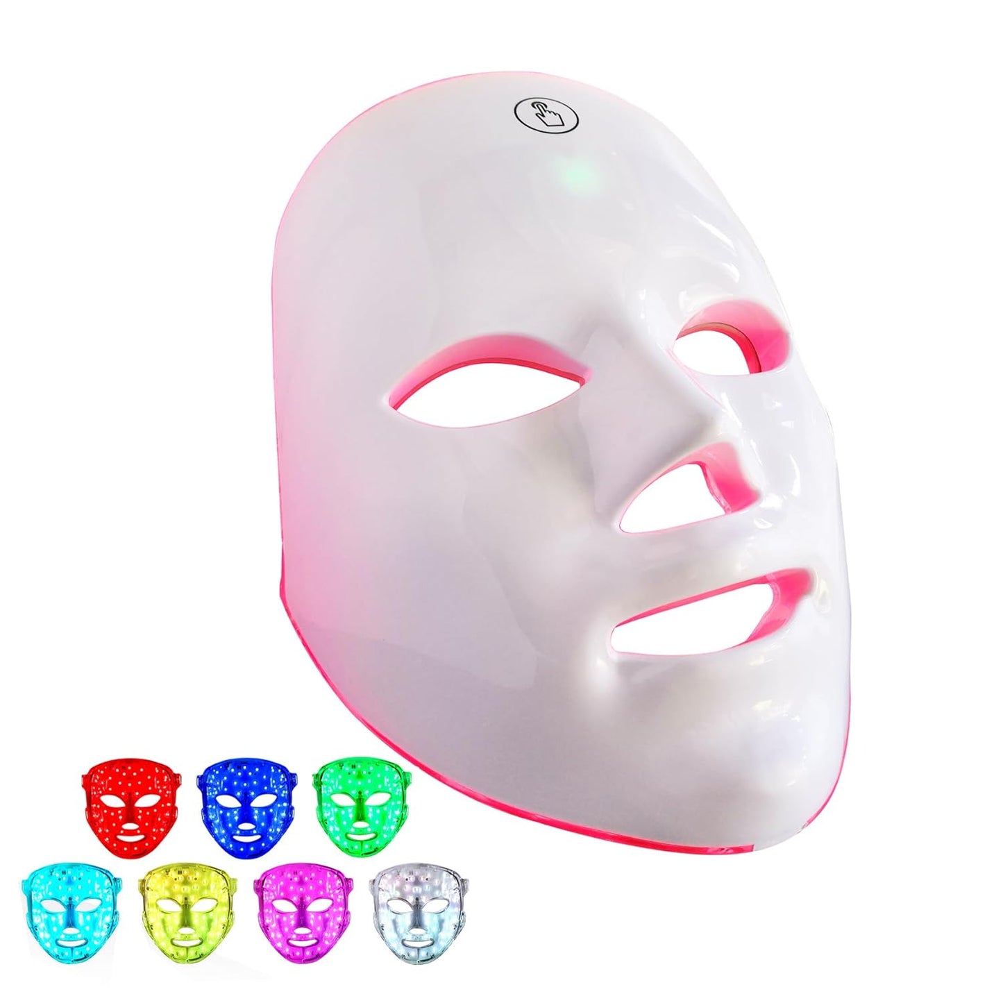 7+1 Colors LED Facial Skin Care Mask + get 3 Pack Face Serum Set FREE