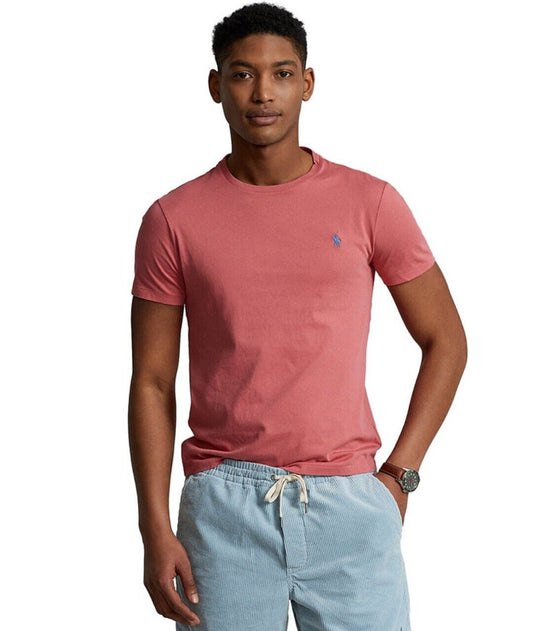 Polo Ralph Lauren Classic Fit Men's Jersey Crew Neck T-Shirt Berry S MSRP 55